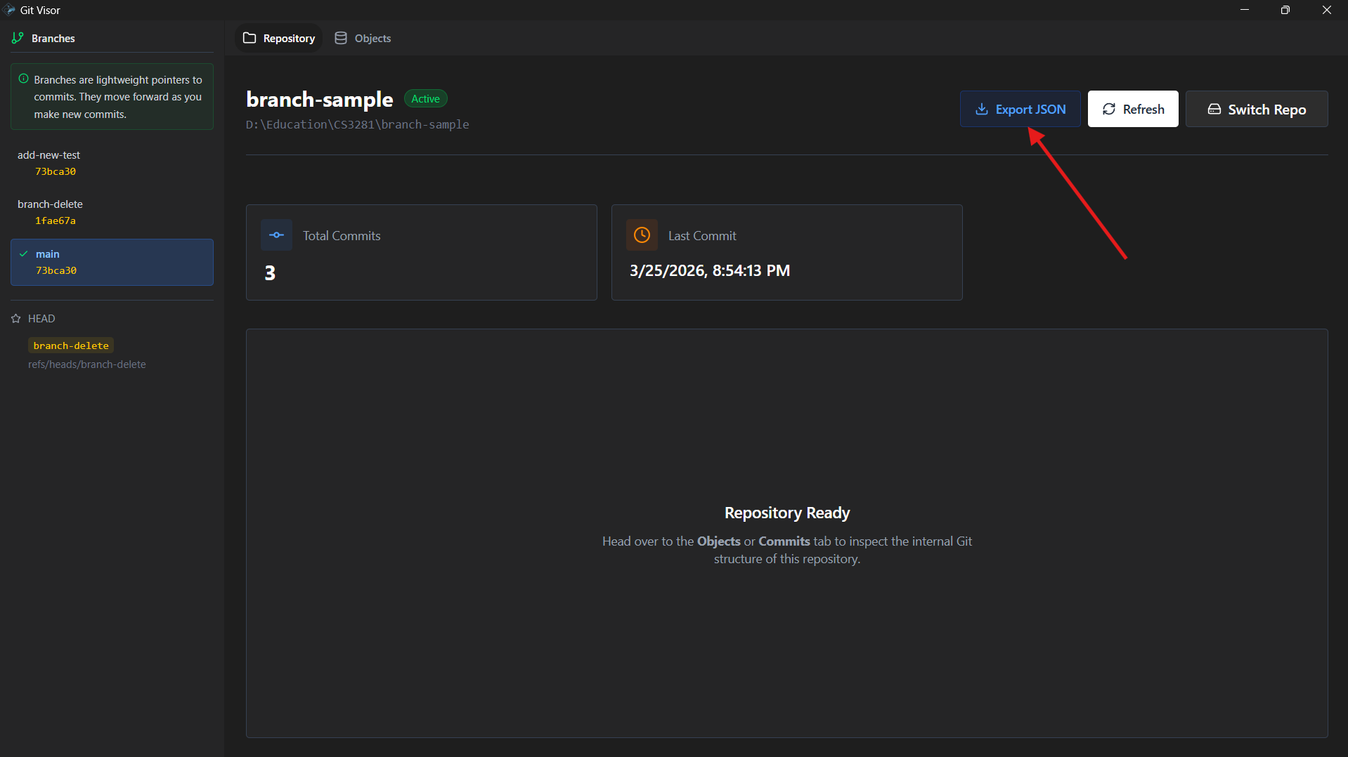 Export JSON
